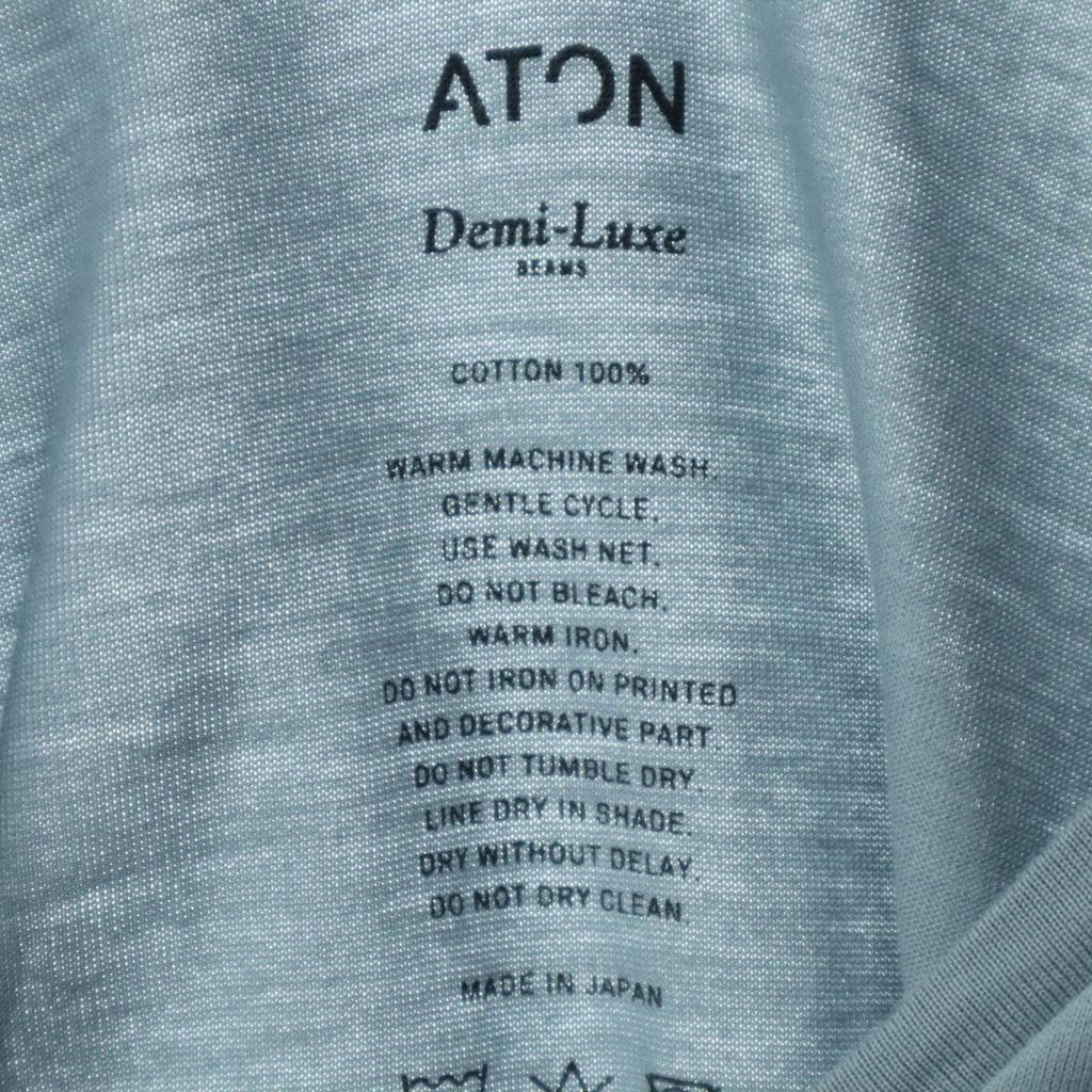 Beauty Products ATON Made In Japan Short Sleeve V Neck Long Dress Women Used