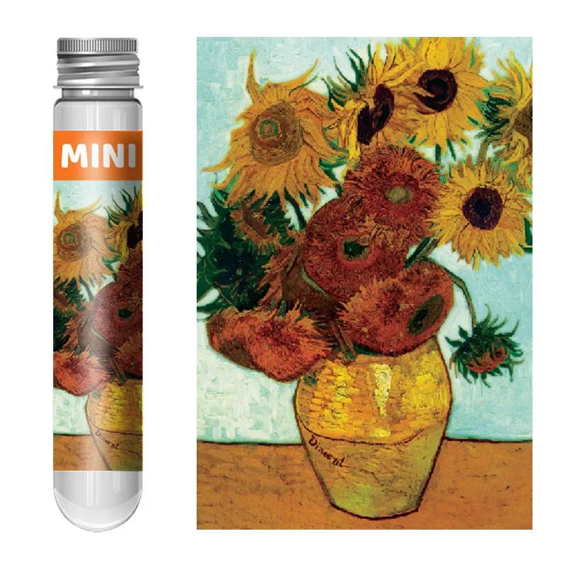 150pc Mini Test Tube Puzzle Pieces Micro Jigsaw Test Tube Tiny Puzzle Challenging Children Creative Puzzle Game Gifts