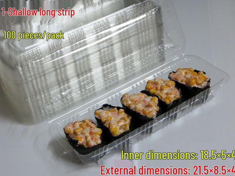 Sushi, Roast Duck, Pastry & Fruit Takeaway Box Set with Free Shipping & 100 Rubber Bands