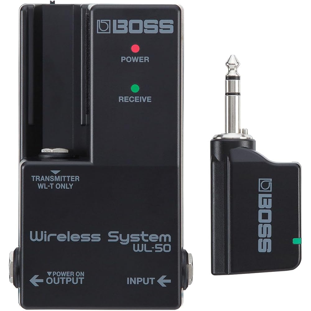 BOSS Boss Guitar Wireless System WL-50 Stable Signal Transmission Compact Pedal Size Pedal Board ...