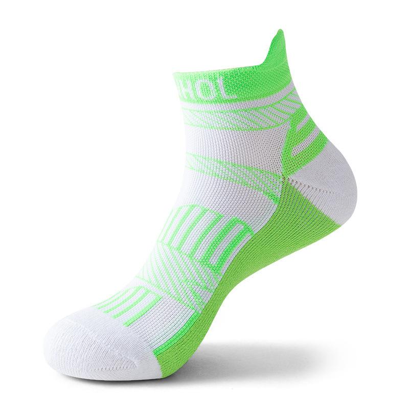 

Новые носки до щиколотки для женщин и мужчин, спортивные, мягкие, дышащие, спортивные, хлопковые, квартетные, беговые носки US 6-12 EU39-44 белый