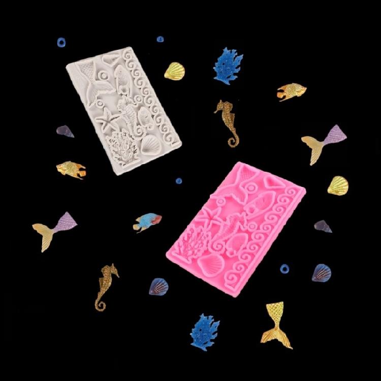 Turtle-Starfish-Fondant Mold for Homemade-Baking DIY Cake-Decorating Baking Mold