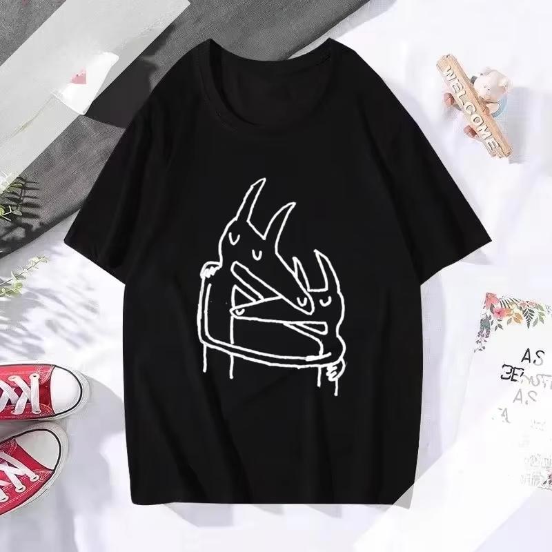 2026 new model Car Seat Band Headrest Classic Tshirt Unisex DMN Longsleeved Tee Summer Crewneck Black shirts for Unisex S