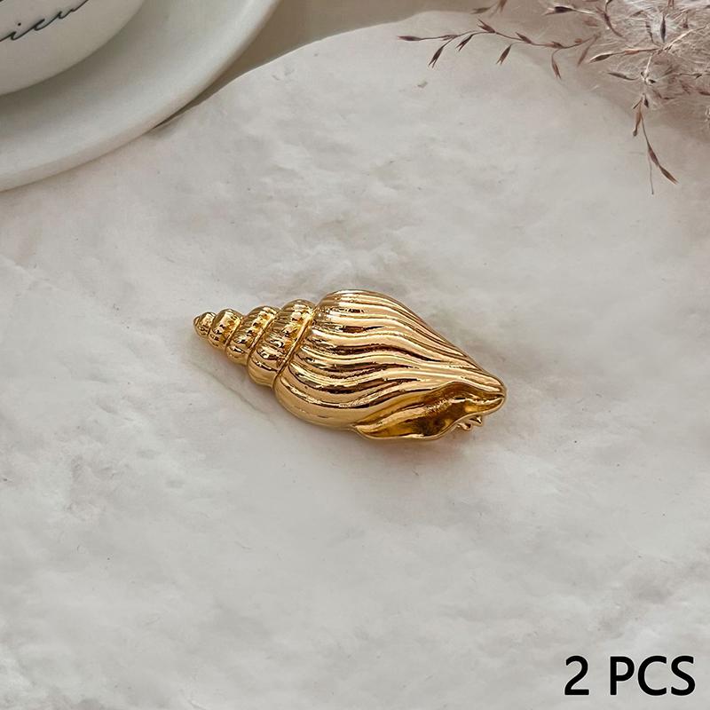 1/2Pcs Starfish Shell Conch Metal Hair Claw Clips For Women Hair Accessories Marine Style Headpiece Fancy Jewelry Gifts