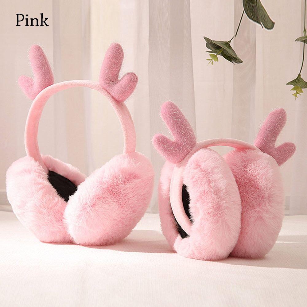 Foldable Earflaps Warm Ear Warmer Winter Plush Earmuffs  for Men Women