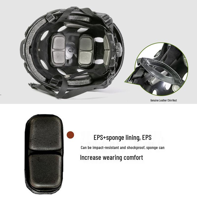 Adjustable FAST Tactical Helmet: ABS Plastic, Breathable Summer Design, for Outdoor Training and Cycling
