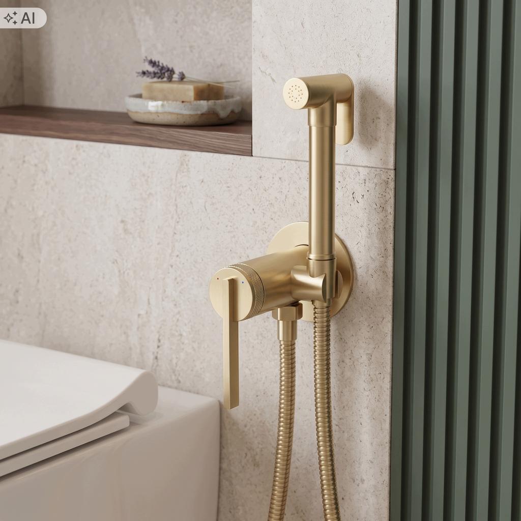 Gold Brush Grace Concealed Bidet Faucet