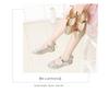 Aisha Gold Crystal Girls' Soft Flat Dance Dress Shoes - Princess Style