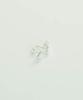Alleun Silver 925 Heart Twist Mini White Earrings