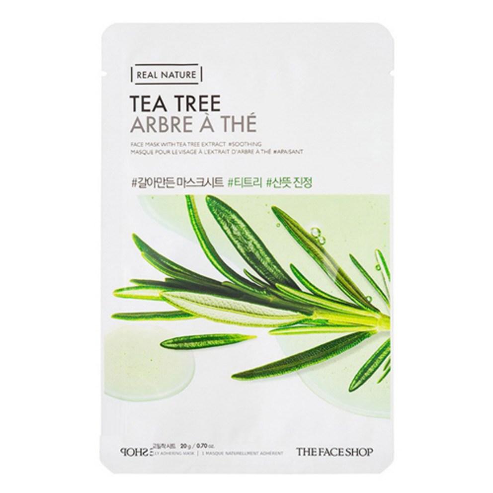 [THE FACE SHOP] Real Nature Tea Tree Face Mask Sheet - 1pc