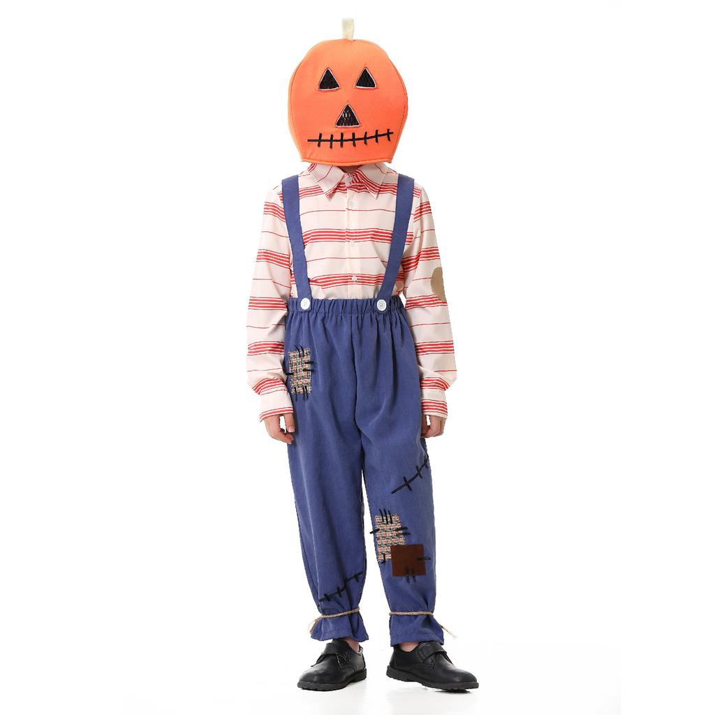 Family Halloween Pumpkin Costume Matching Set for Parent-Child Party