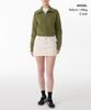 MUSINSA STANDARD WOMAN Women'S Cable Knit Zip-Up [Light Moss]