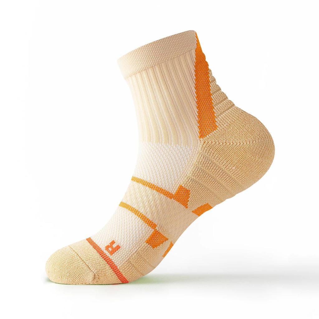 Professional Badminton Socks for Women, Mid-Calf Towel Bottom, Anti-Odor, Sweat-Absorbent, Wear-Resistant, Outdoor Fitness Running Sports Socks