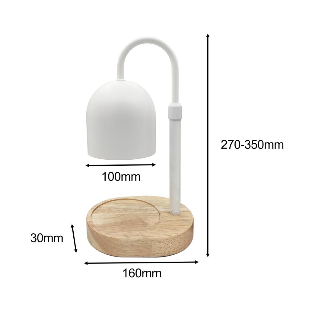 Lampe chauffe-bougie, adaptateur US, lampe de table pour faire fondre les bougies, pour table de chambre