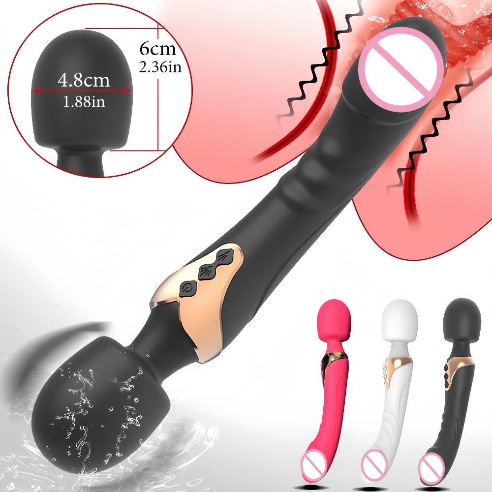 Powerful AV Vibrator Female Magic Wand 10 Modes Clitoral Stimulator G-spot Vaginal Massager Female Masturbator Dildo Adult