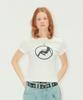 Ialtial Circle Girl T-Shirt White