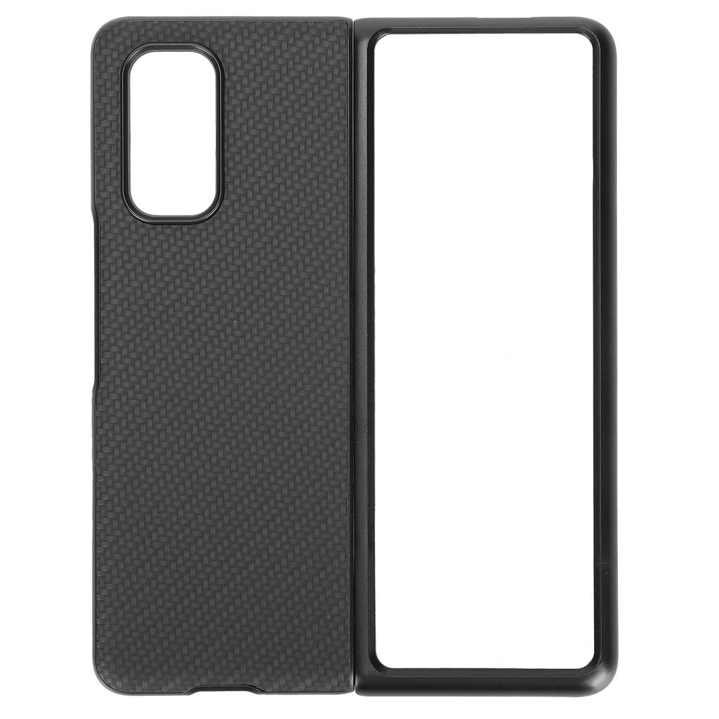 Carbon Fiber Textured Phone Case for Xiaomi MIX FOLD ABS Smartphone Protection CaseBlack