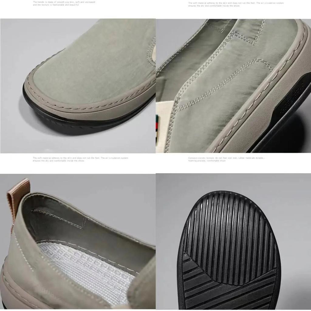 Men's Shoes Ice Silk Cloth Canvas Shoes for Men  Breathable Casual Sneakers for Men Trend Slip On Student Zapatillas Tenis