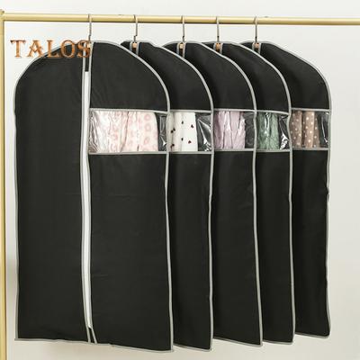 Staubdichte Kleiderhülle mit transparentem Fenster und Reißverschluss, Staubschutzhülle für Kleidung, Mäntel, Anzüge, Kleider, Kleiderschutz, Kleidersack zum Aufhängen