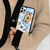 Maltese Cute Line Puppy Dog PC+TPU Phone Case For IPhone 17 16 15 14 13 12 11 Pro Max Plus Kawaii Cartoon Cover