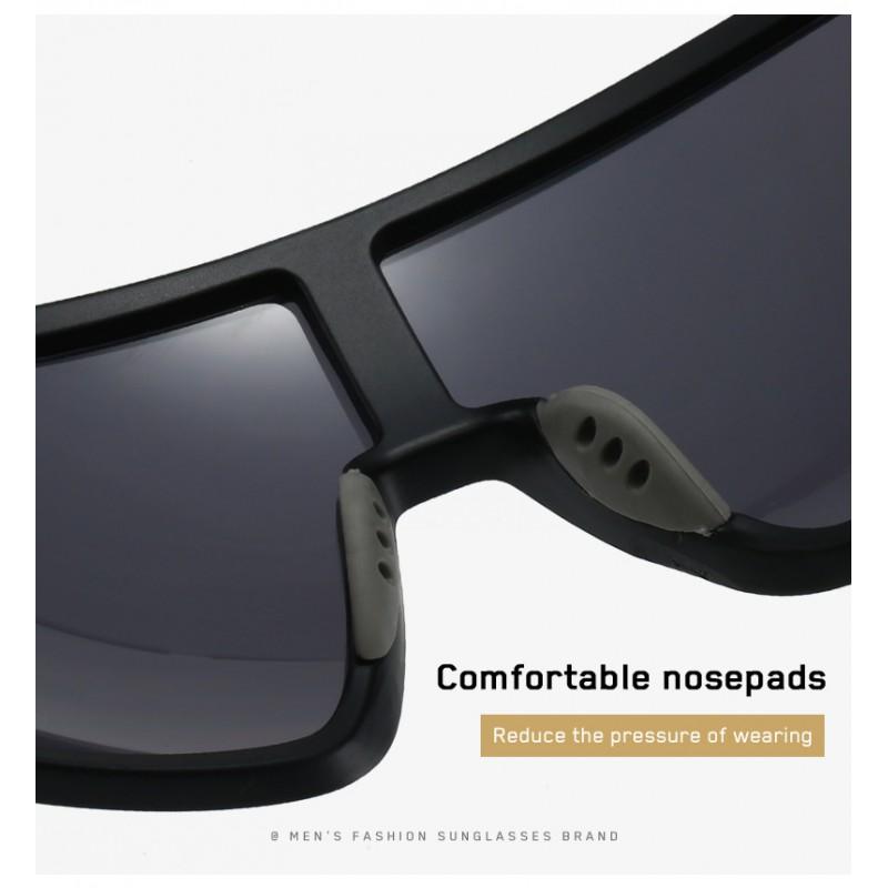 Y2K Style Polygonal Frame Sunglasses Cycling Hiking Outdoor Sports UV400 Protection Gradient Lens