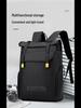 Men's Large Capacity Roll-Up Nylon Backpack - New Style, Foldable, Leisure Bag