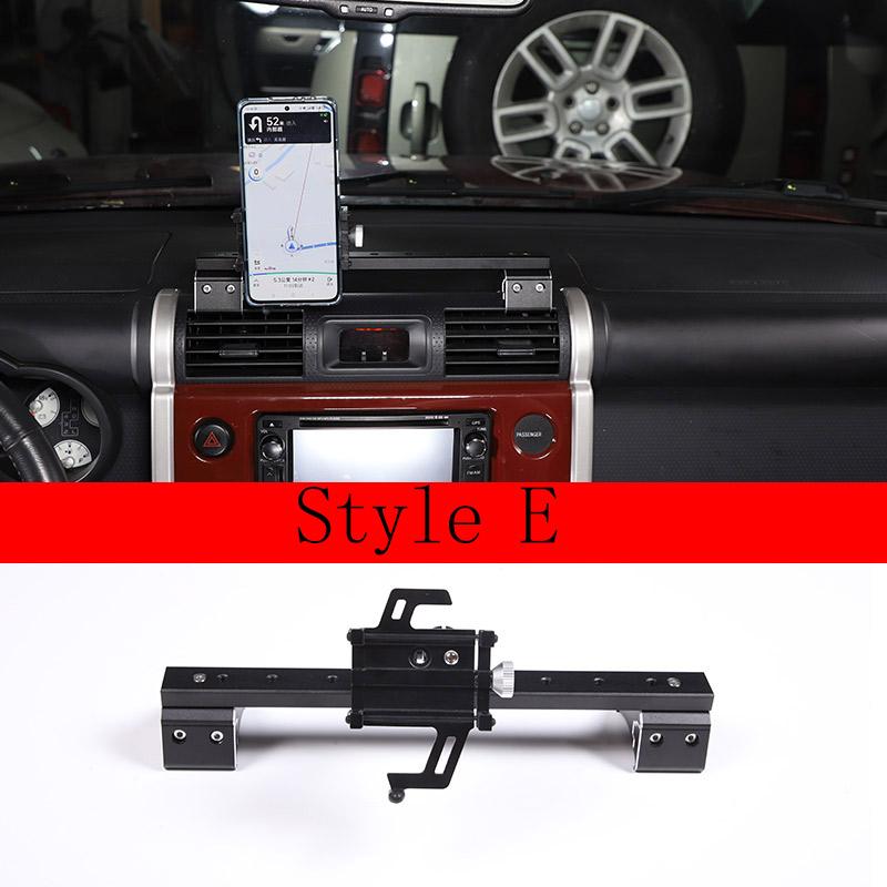 Center console Multi-function bracket Phone Dialogue Cup holder Holder navigation For Toyota FJ Cruiser 2007-21 Car Accessories