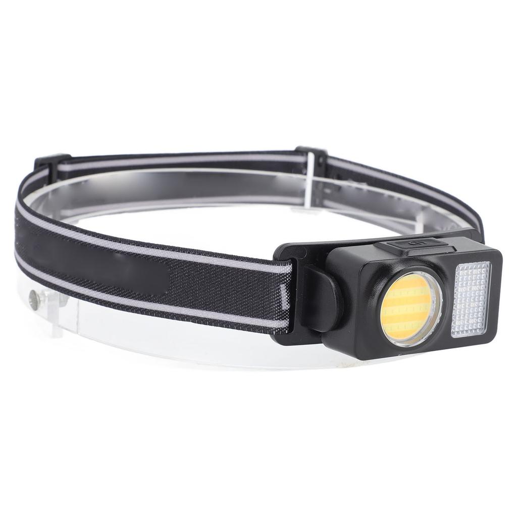 Stirnlampe Taschenlampe Wasserdicht Multifunktion USB Wiederaufladbar mit Verstellbarem Band für die Nacht