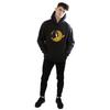 Looney Tunes Mens Daffy Duck Dotted Profile Hoodie