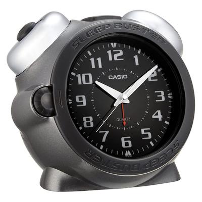 Alarm Clock Explosive Alarm Clock Bell Gray Analog Sleep Buster Snooze Light TQ-645S-8BJF