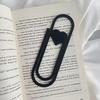 Heart-Shaped Oversized Paper Clip Bookmark PLA Page Marker Romantic Gift for Book Lovers Unique Reading Accessory for Journals Planners