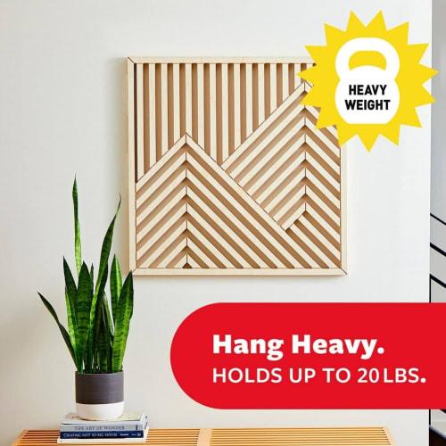 Command 20 Lb XL Heavyweight Picture Hanging Strips, Damage Free Hanging Picture Hangers, Heavy Duty Wall Hanging Strips for Christmas Decorations, 16