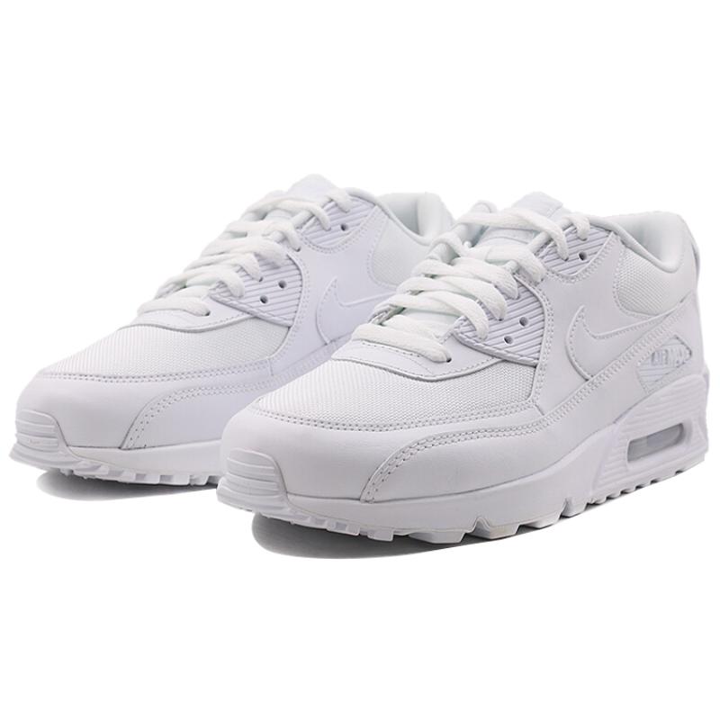Nike Air Max 90 Triple White Men's Sneakers Casual Shoes 537384-111