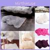 Premium Quality Soft Fluffy Wool Sheepskin Mat For Cozy Bedroom Decor And Comfort
