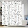 Paper Plane Shower Curtain: Modern Black White Decorative Waterproof Bath Liner For Home Bathroom Various Sizes Available!