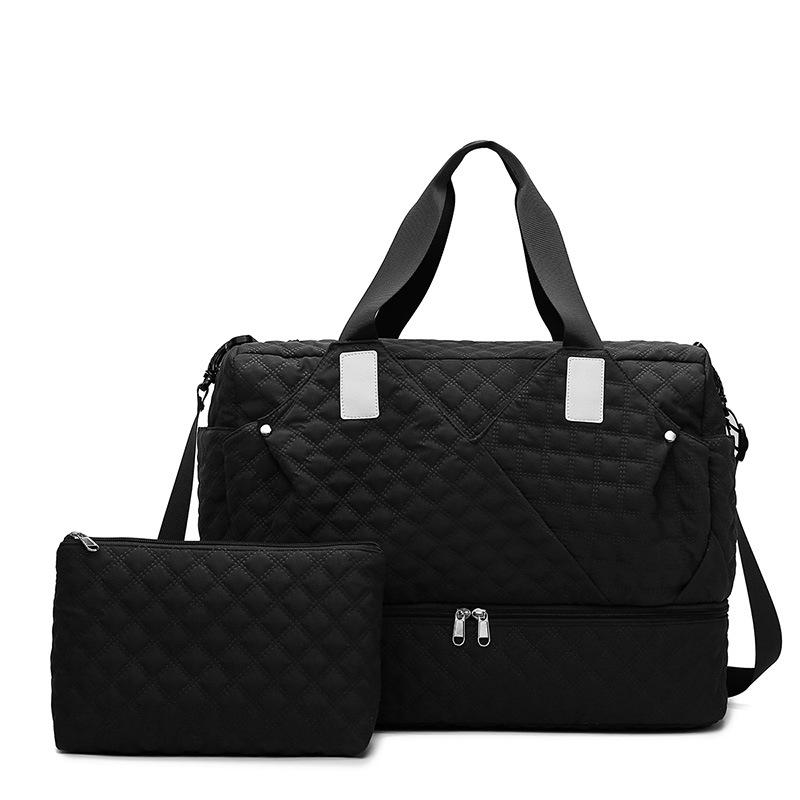 Oxford cloth travel storage bag, clothing sorting bag for clothes, student hand luggage bag, moving bag