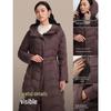Bosideng B250134172 Women's Belted Hooded Down Jacket