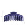 Dragon Bone Pearlescent Hair Claw - Large Matte Ponytail Clip for Women