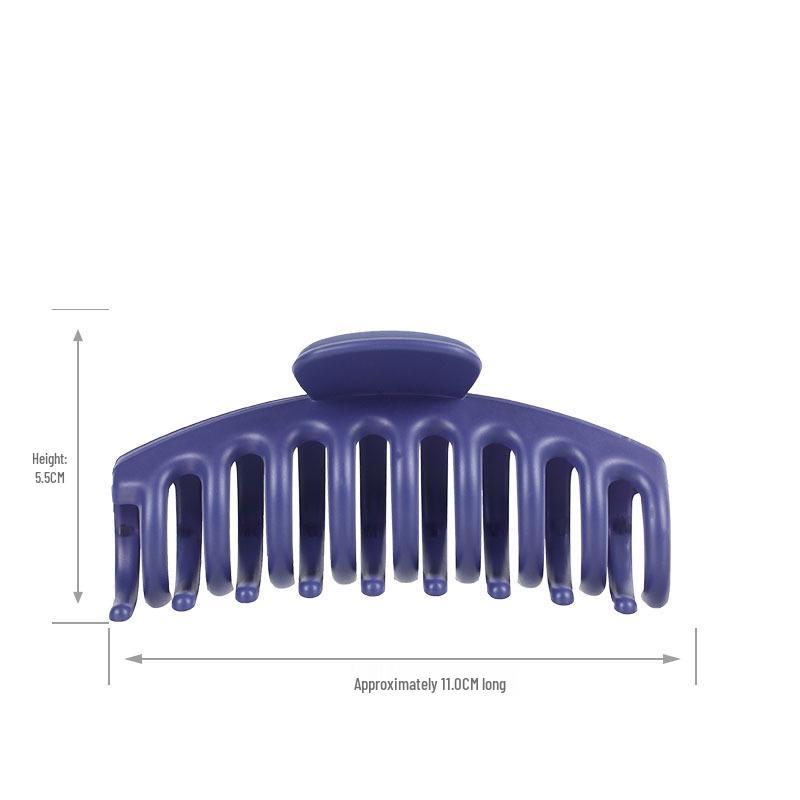 Dragon Bone Pearlescent Hair Claw - Large Matte Ponytail Clip for Women