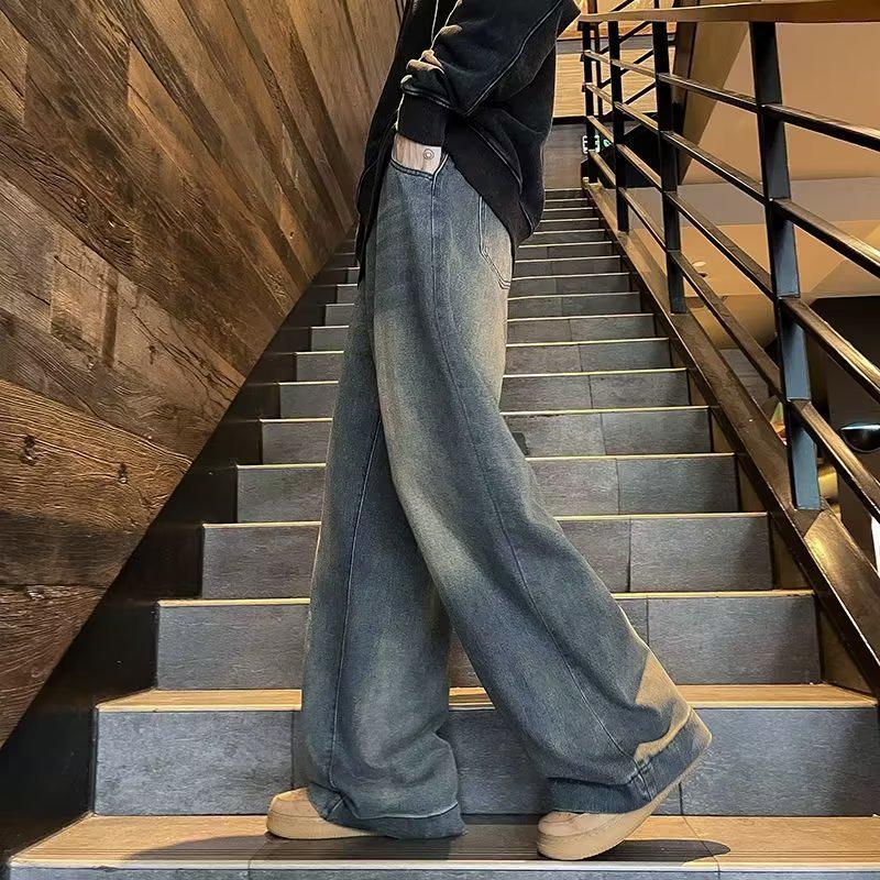 

Мужские джинсы High Street Retro Washed - Коллекция Осень/Зима 2023 XL синий