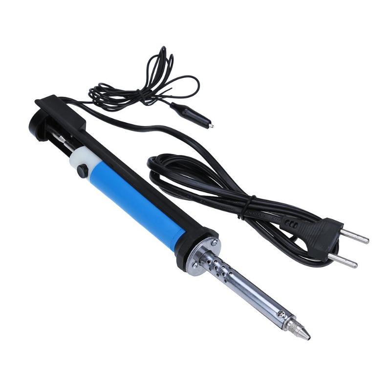 

Handheld Electric Tin Suction Sucker Pen Desoldering Pump Soldering Tool With PCB Board Nozzle Cleaner and Replaceable Nozzle