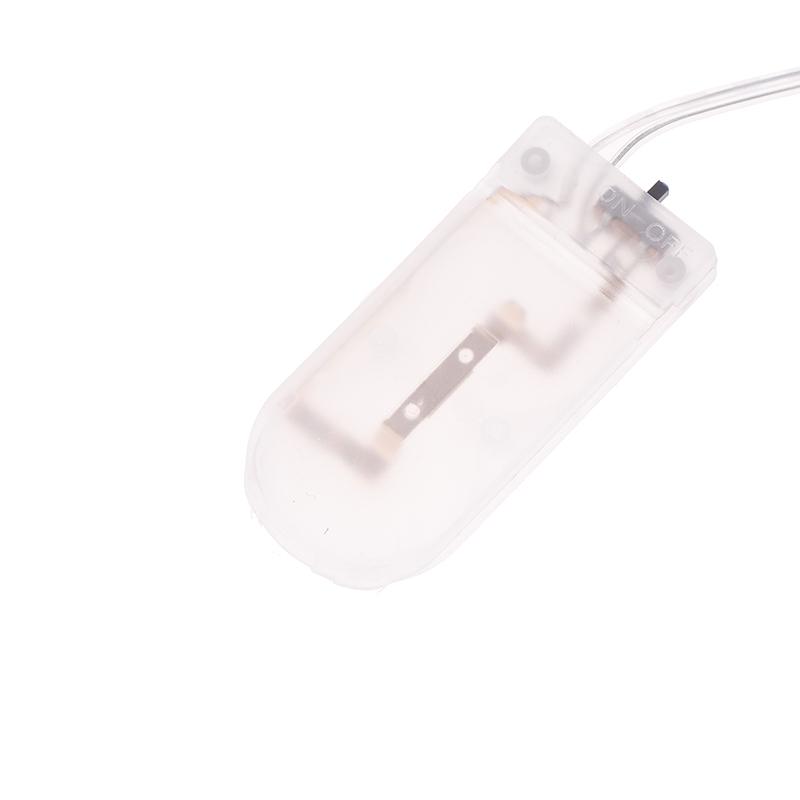 10Pcs For Cr2032 Button Coin Cell Battery Holder Case Cover With On-Off Switch+10/15Cm Leads Wire Battery Box Dual Slots