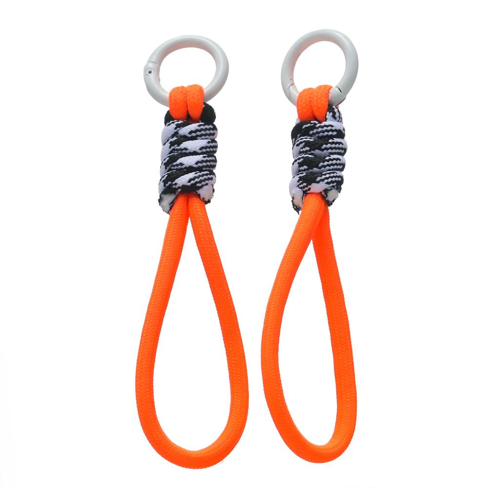 1pc Colorful Braided Lanyard Keychain for Phone Case Women Anti Lost Knot Rope Strap Car Key Chains Diy Accessories Keyring