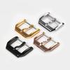 18m 20mm Stainless Steel Pin Buckle For IWC Big Pilot Portugieser Pilot's Leather Watch Clasp Silver Rose Gold Black Accessories