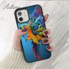 Rainbow Flower Bird Ringneck Parrot Phone Case for iPhone 11 12 13 14 Pro Max mini XR XS SE 2020 7 8 Plus Samsung S21 S22 Cover