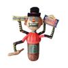 Imitation Animated Clown Plush Toy Replica Clown Stuffed Doll Short-Style Plush Toy 25cm