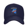Republic Of Congo Congolese Flag Cap For Unisex Women Cool Baseball Cap  Snapback Hat Casual Headewear Adjustable Fit