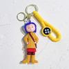 Creative Cartoon Coraline keychain Movie Action Coraline Figure Doll Model Cute Doll PVC Keyring Ornament Pendant Kids gifts