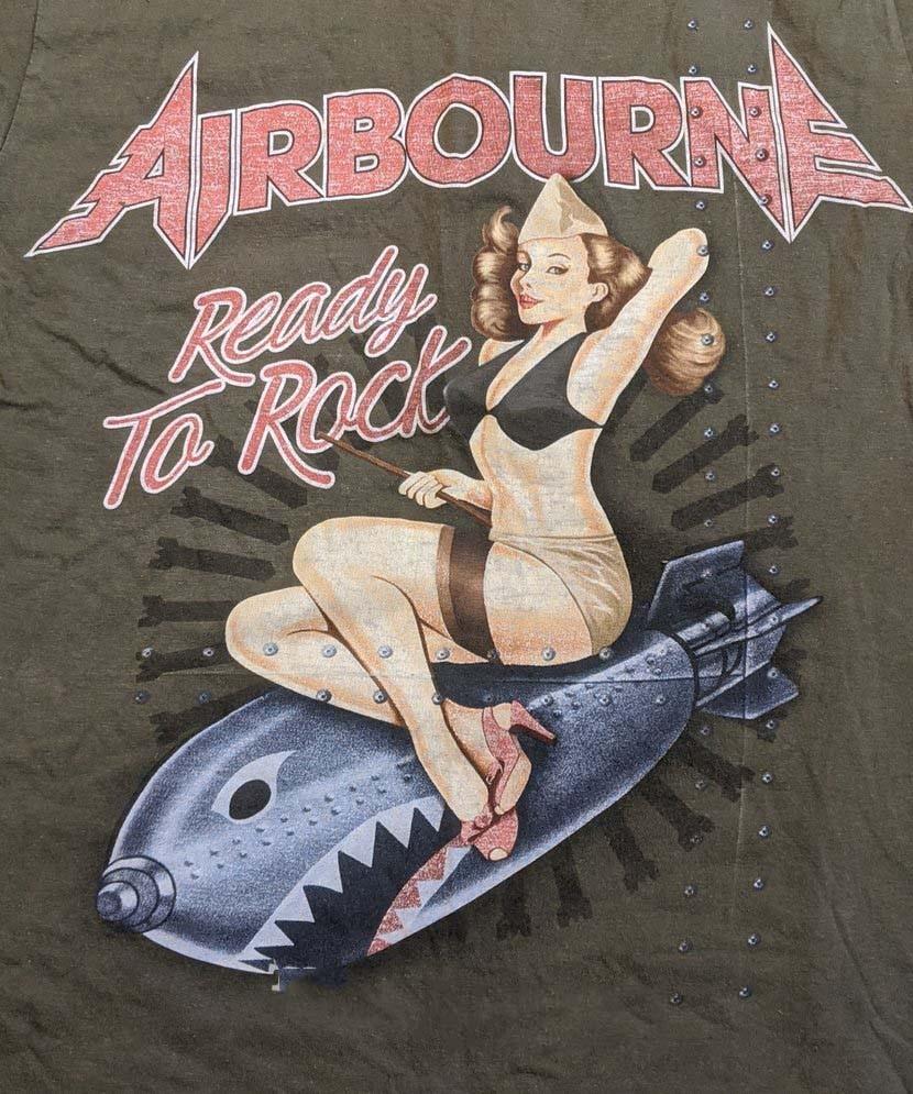 

Airbourne - Ready to Rock Europe 2014 T-Shirt Unisex Cotton Tee S-4XL US780 Unisex T-Shirt XXXXL