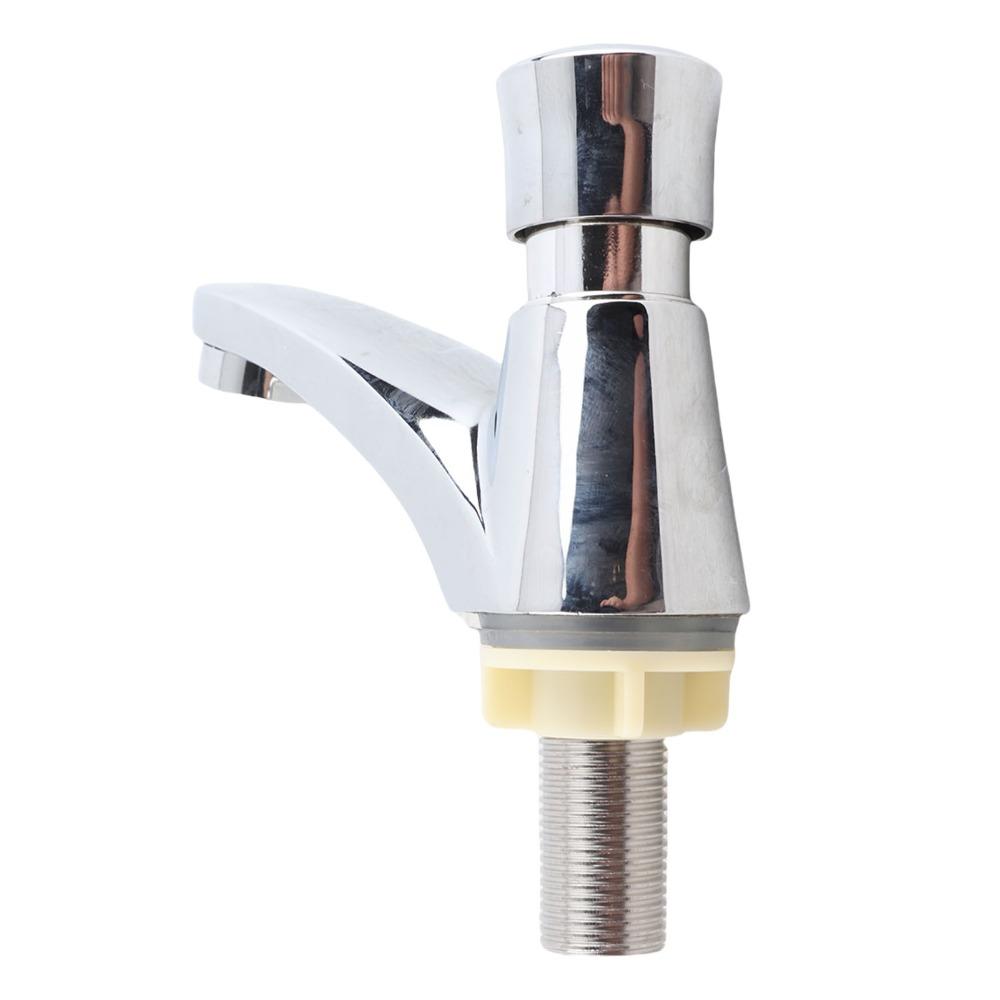 Automatic Shut Off Water Tap Alloy Basin Sink Tap Commercial Grade Faucet Factory